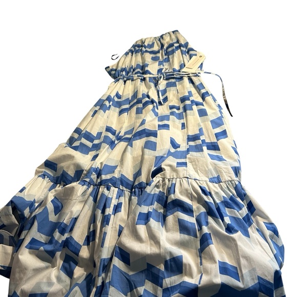Anthropologie Blue and White Maxi Dress - Picture 5 of 12